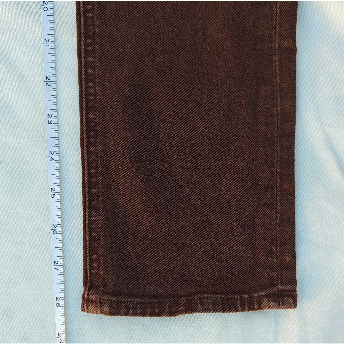 Brown Hoxton Slim High-Rise Skinny Jeans