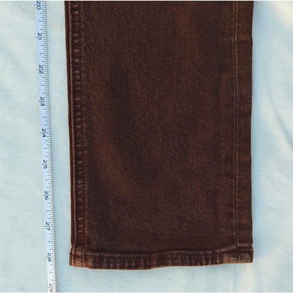 Brown Hoxton Slim High-Rise Skinny Jeans