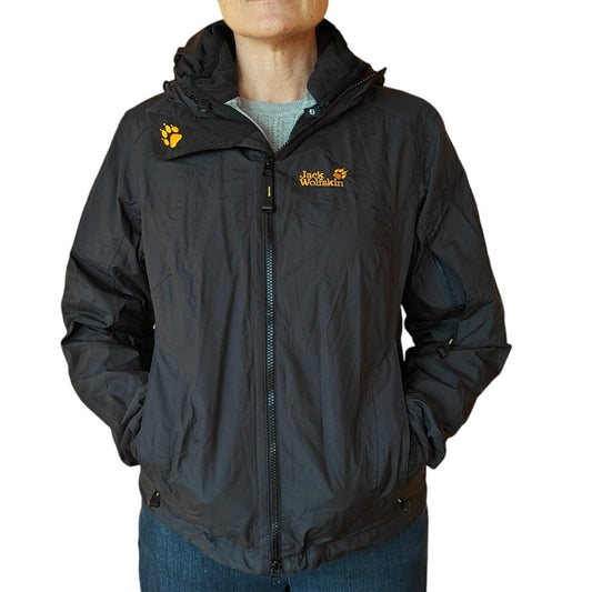 Gray Hooded Outdoor Jacket