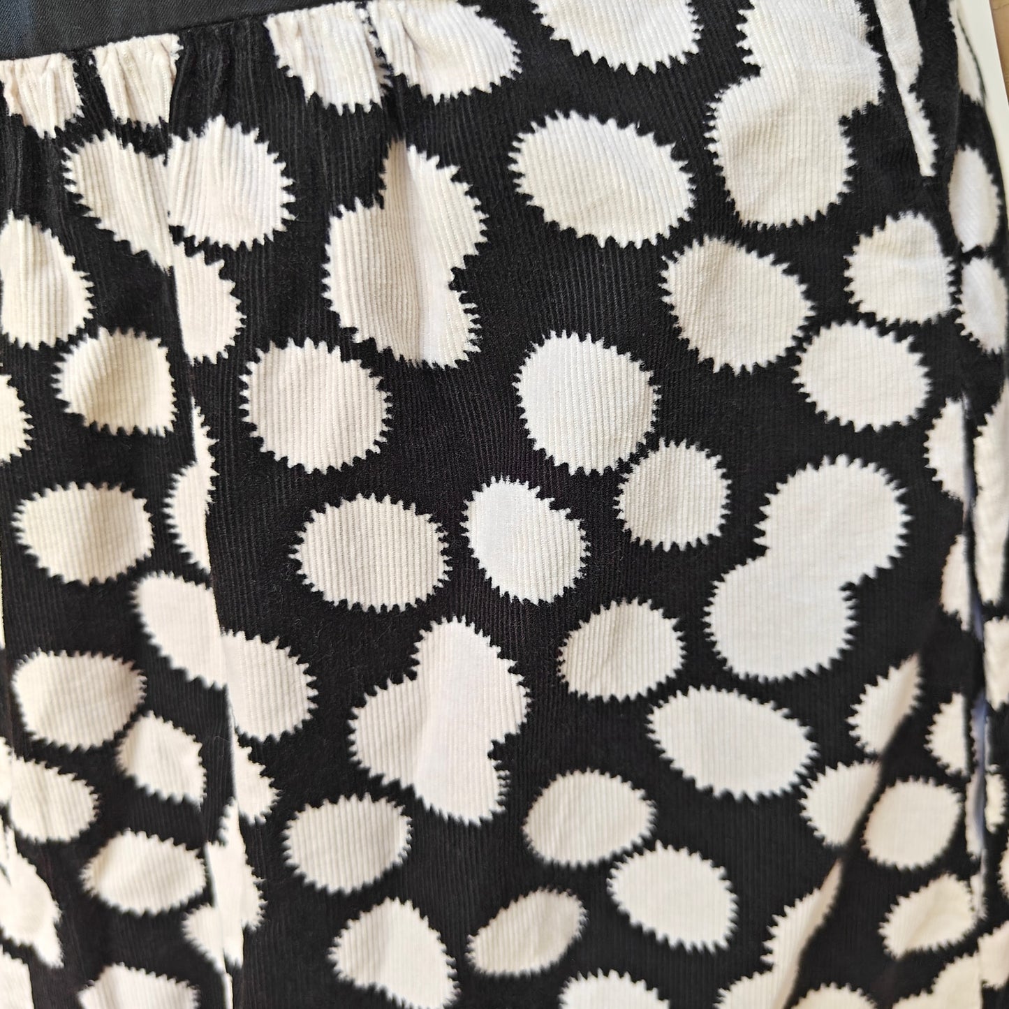Black and White Polka Dot Sleeveless Midi Dress