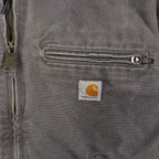 Carhartt Washed Duck Sierra Sherpa-Lined Jacket – Gravel Gray, Small