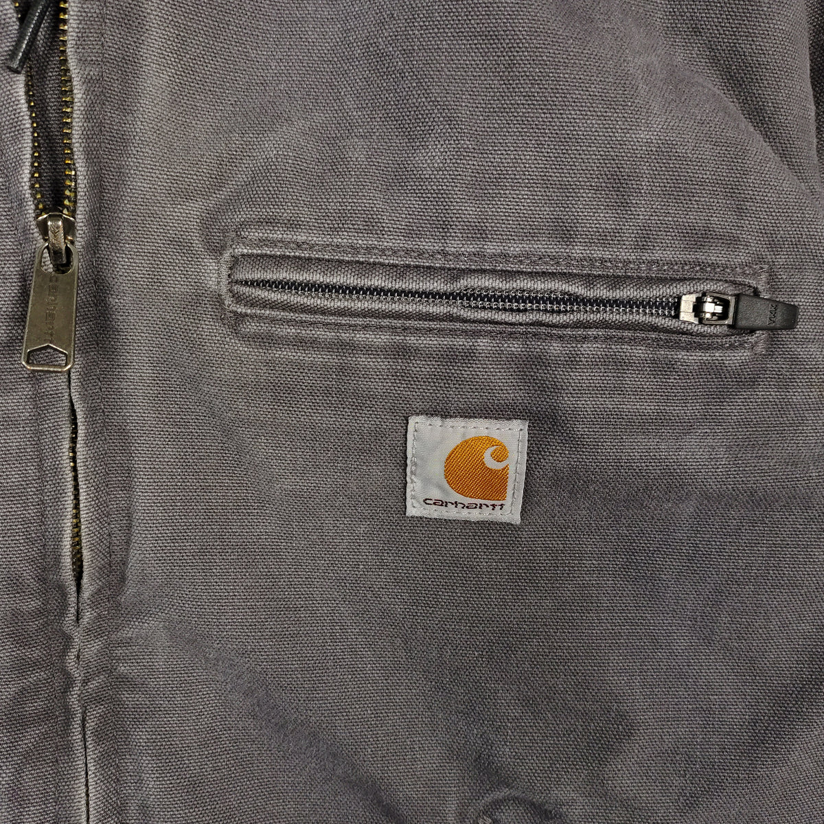 Carhartt Washed Duck Sierra Sherpa-Lined Jacket – Gravel Gray, Small