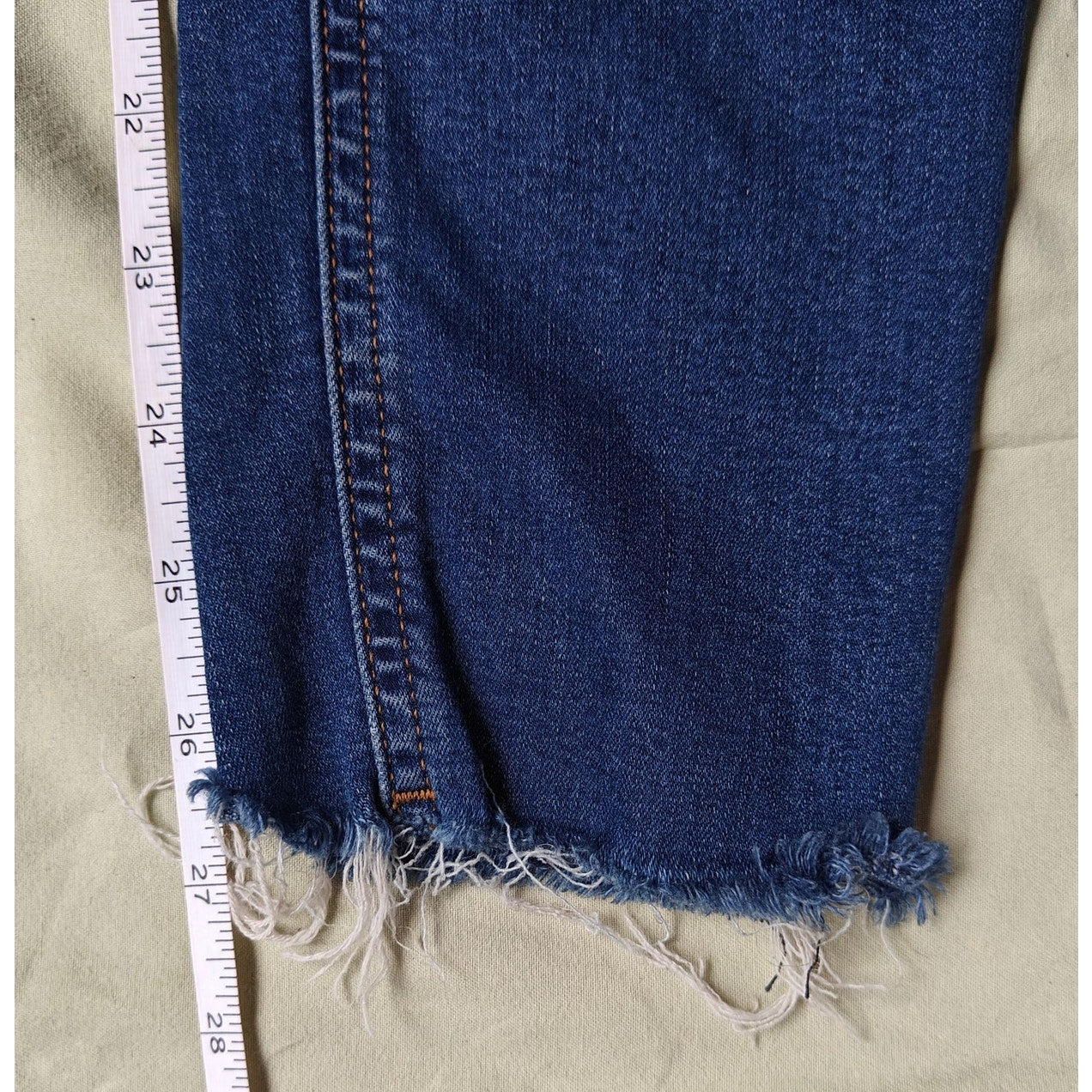 High-Rise Ankle Skinny Jeans Size 28