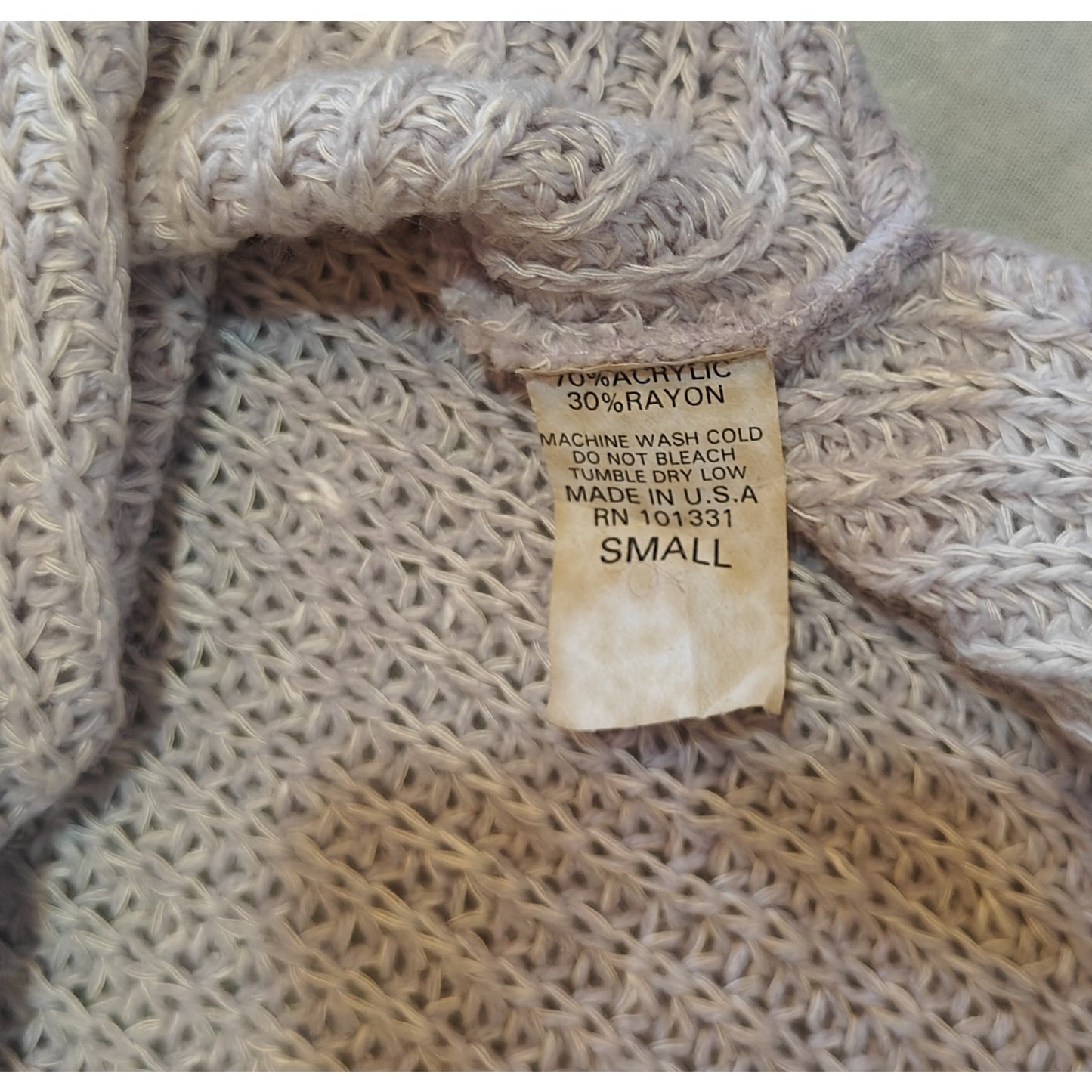 Oatmeal Cowl Neck Knit Tunic Sweater