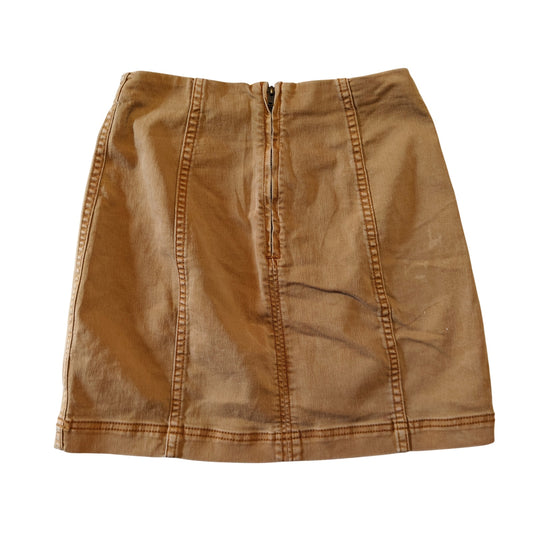 Tan Mini Skirt