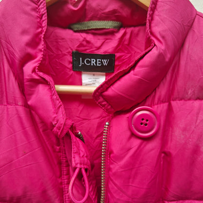 Magenta Quilted Puffer Vest