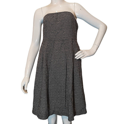 Strapless Polka Dot Dress