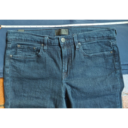 Dark Wash Relaxed Rolled Jeans