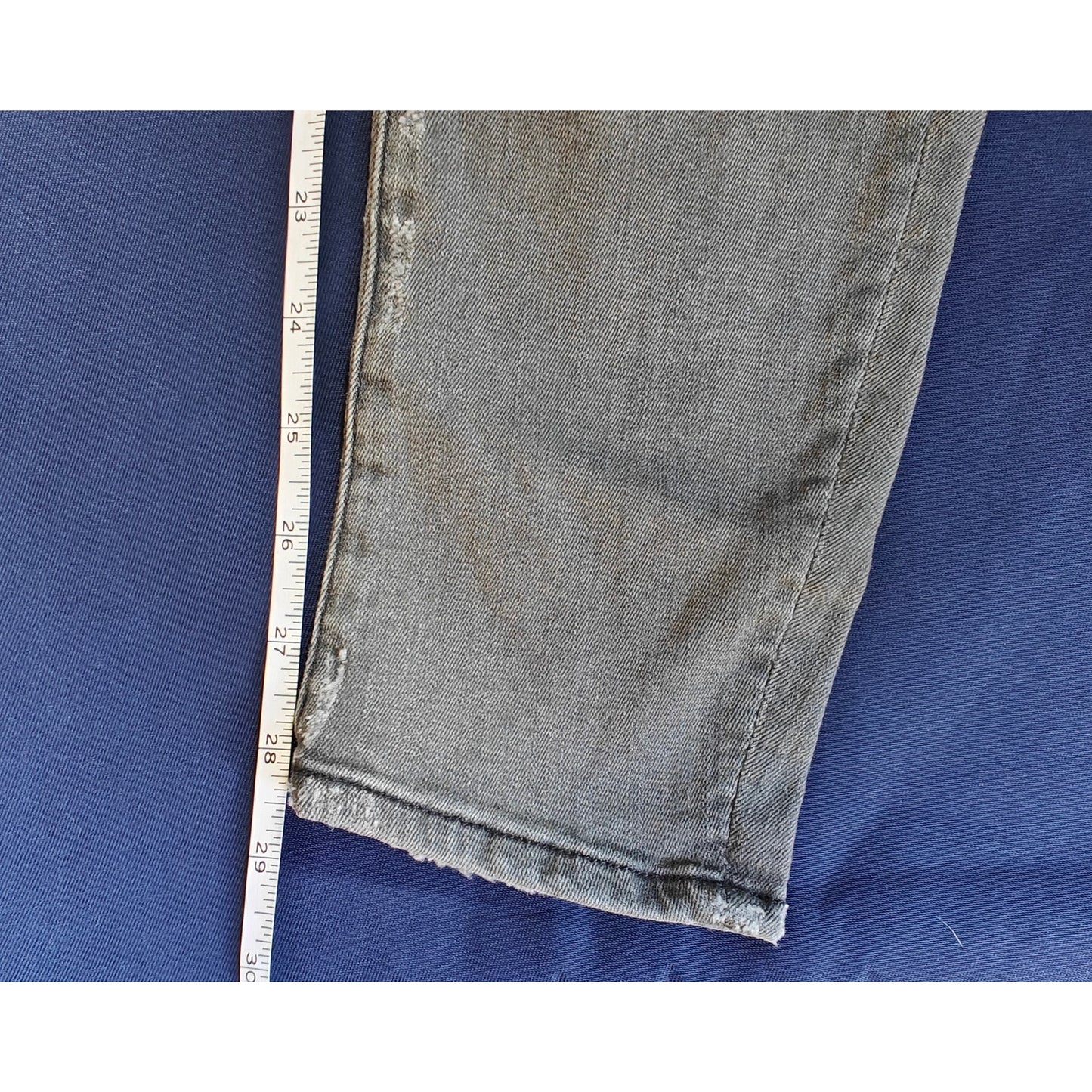 The Looker Gray "Last Chance Saloon" Wash Skinny Jeans