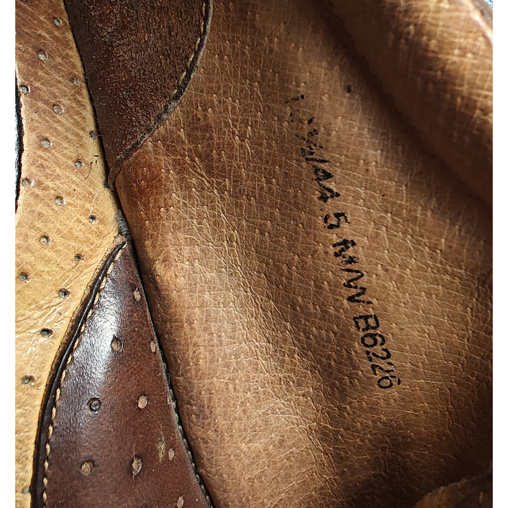 Brown Leather Oxford Shoes