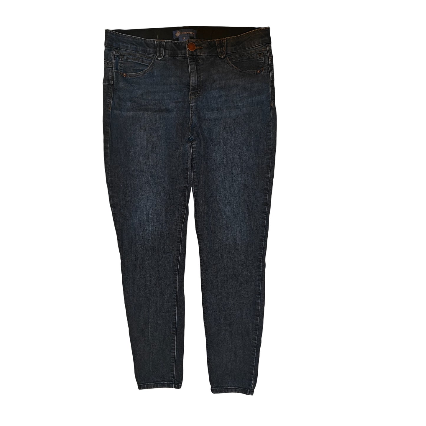 Dark Wash Ab Solution Skinny Jeans