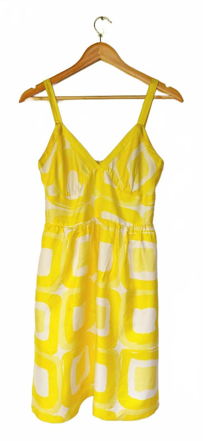 Yellow Silk Sun Dress