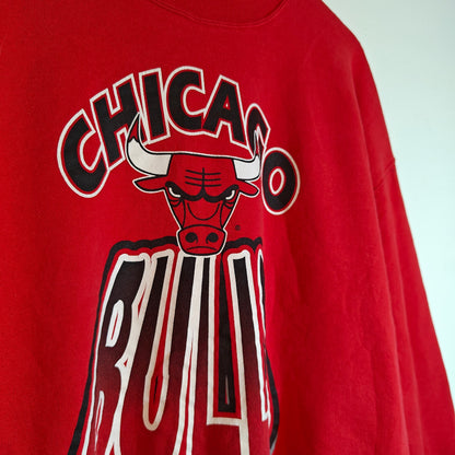 Vintage Chicago Bulls Red Crewneck Sweatshirt