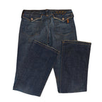 Dark Wash Bootcut Jeans with Flap Pocket