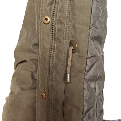 Olive Faux-Fur Hooded Parka