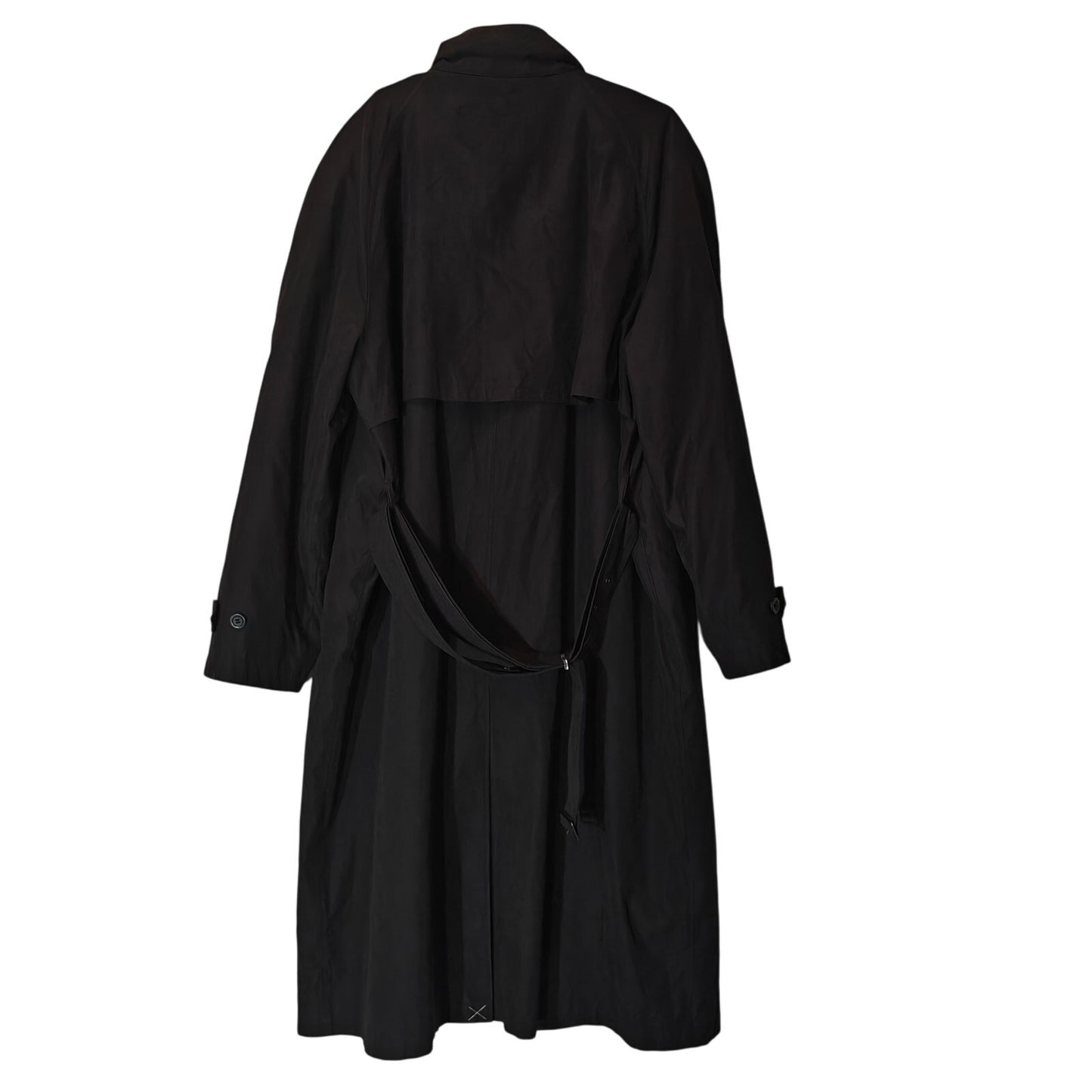 Black Iconic Double Breasted Trench Coat