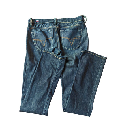 Diesel Liv 008QQ Stretch Slim Straight Jeans W25 L32 Italy Y2K Blue