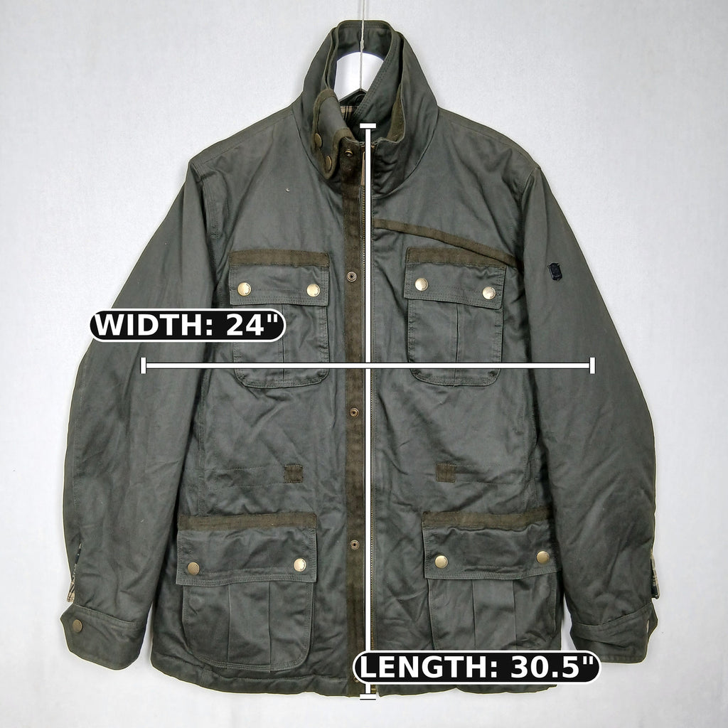 English Laundry Plaid-Lined Field Jacket