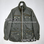 English Laundry Plaid-Lined Field Jacket