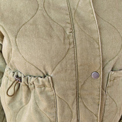 Olive Green Quilted Jacket