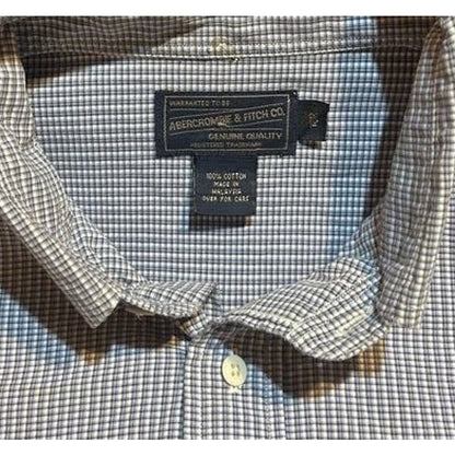 Blue Check Button Down Shirt