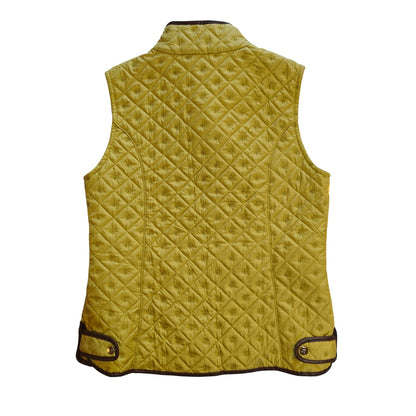 Chartreuse Quilted Puffer Vest