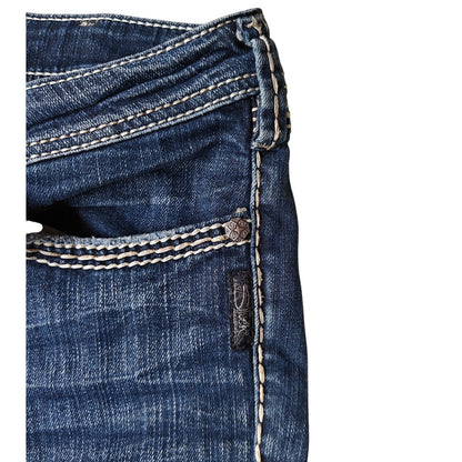Berkley Flap Dark Wash Bootcut Jeans Size 28