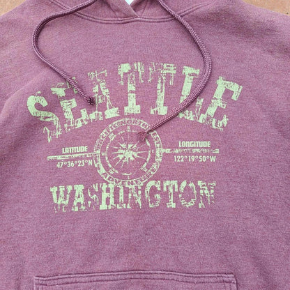 Purple Seattle Washington Hoodie