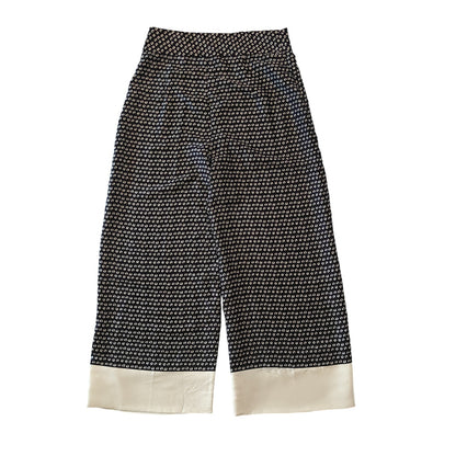 Black and White Print Culottes