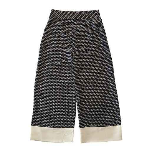 Black and White Print Culottes