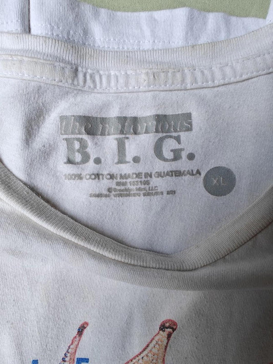 White Vintage Style Biggie Smalls T-Shirt