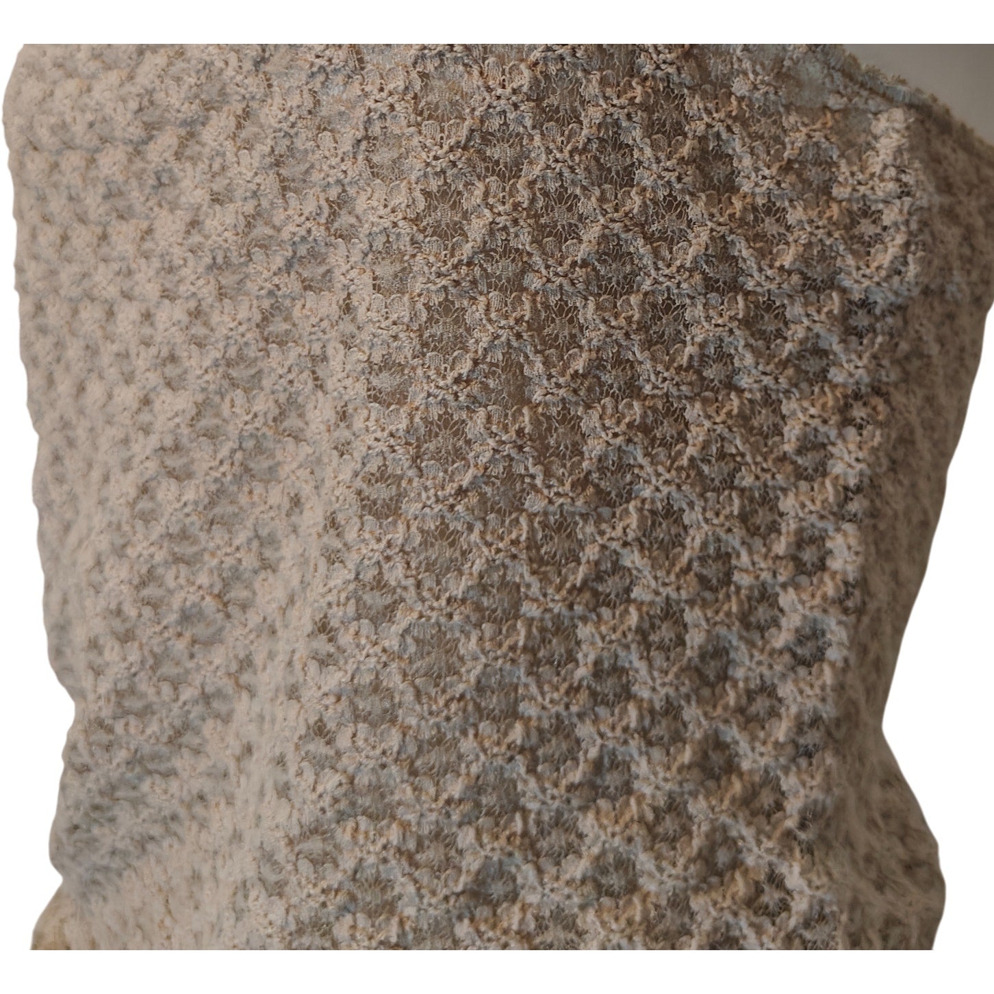 Beige Textured Stretch Camisole