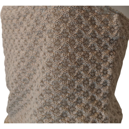 Beige Textured Stretch Camisole