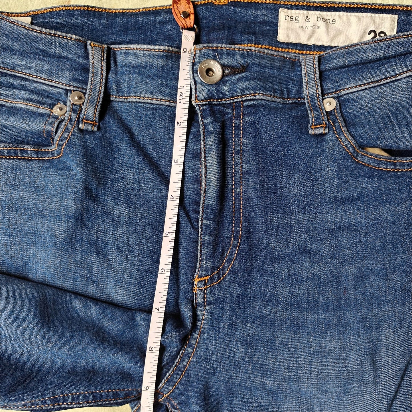 High-Rise Ankle Skinny Jeans Size 28