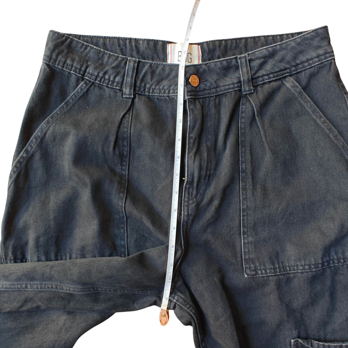 Black Wide Leg Cargo Pants