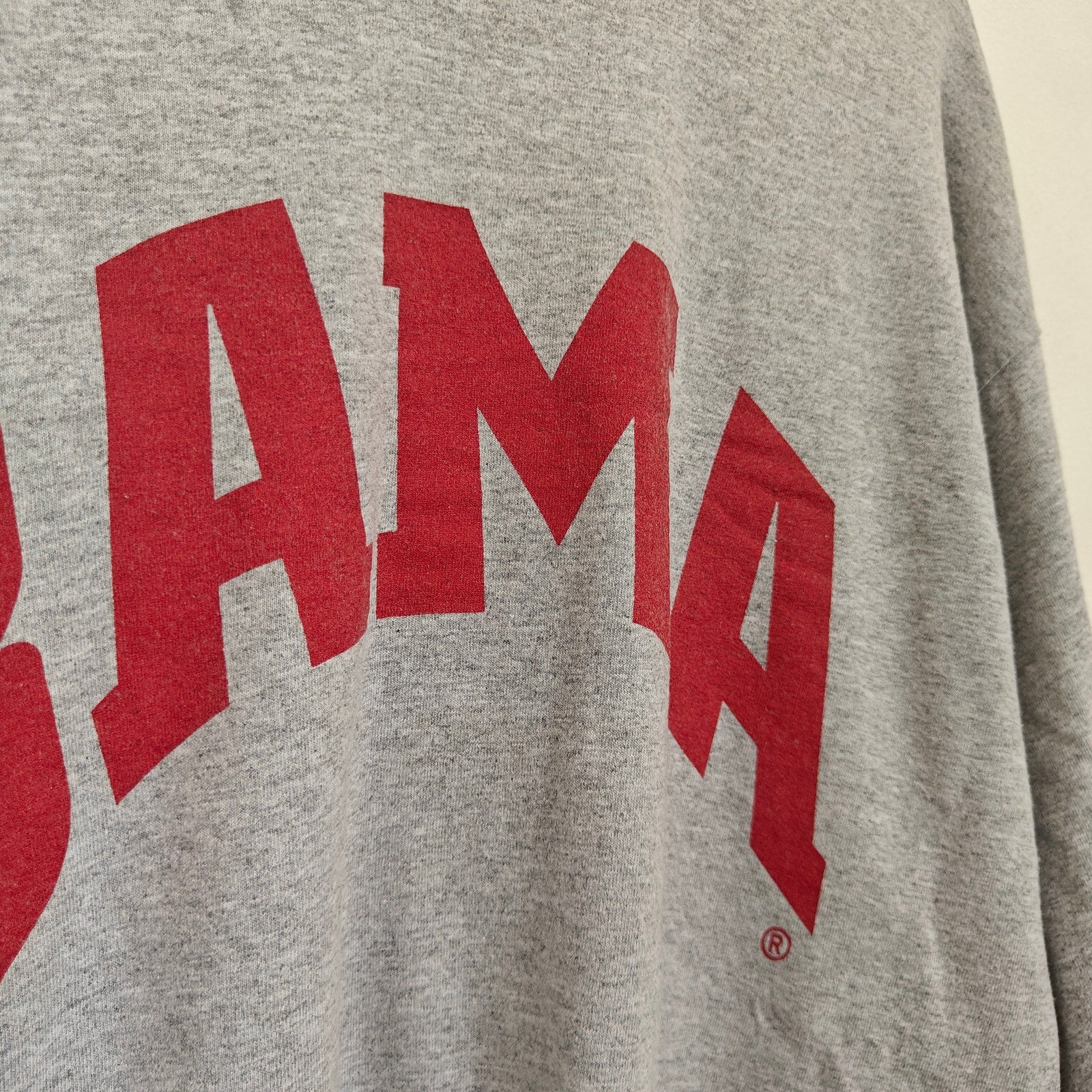 Alabama Crimson Tide Long Sleeve Gray Graphic Tee