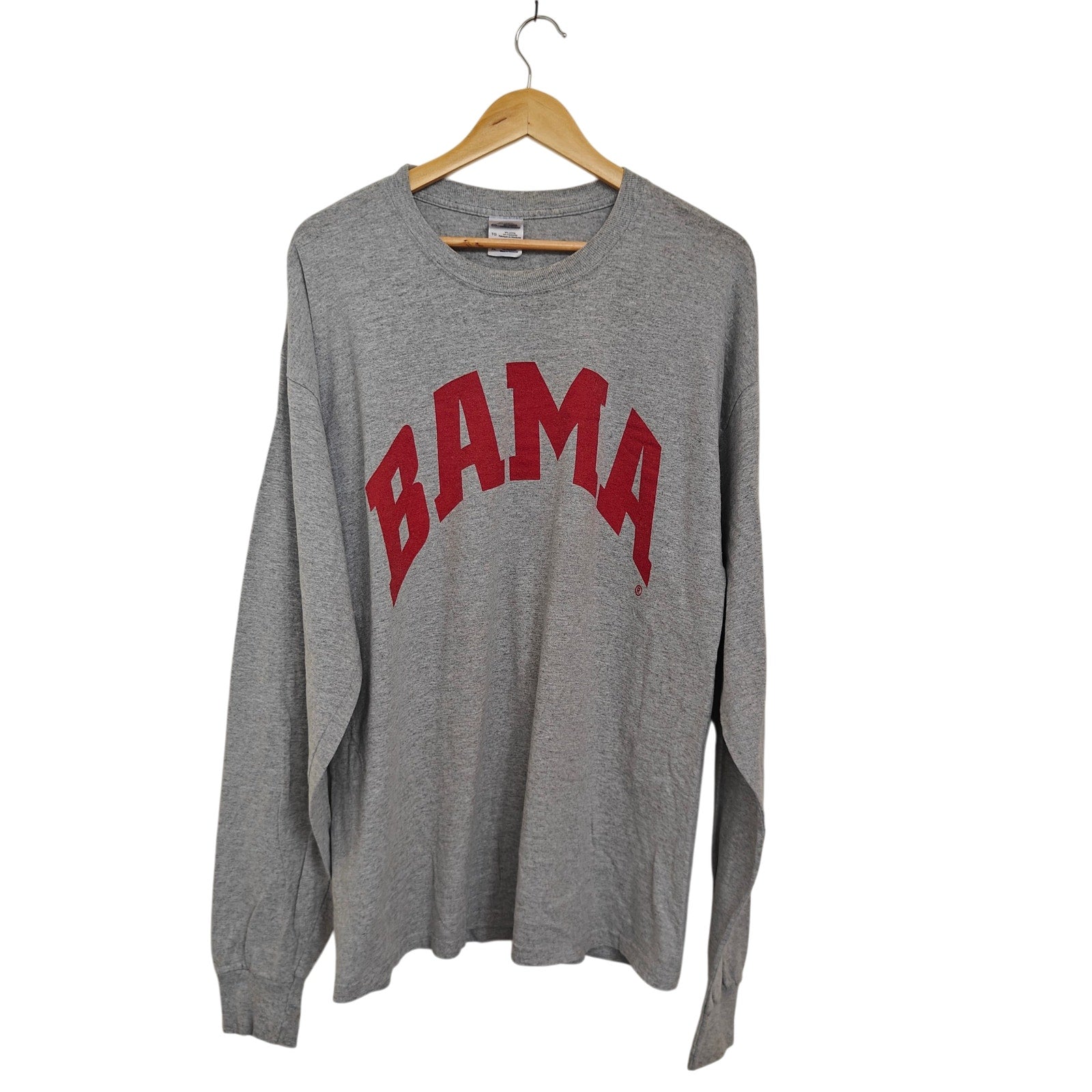 Alabama Crimson Tide Long Sleeve Gray Graphic Tee