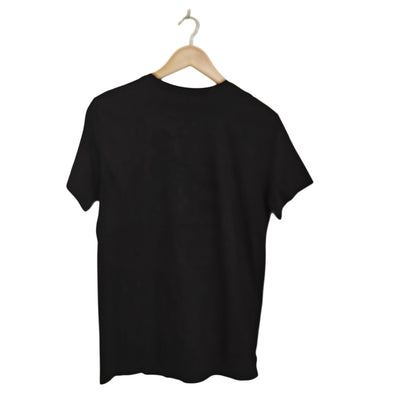 Black Slim Fit Tee with Red Pony