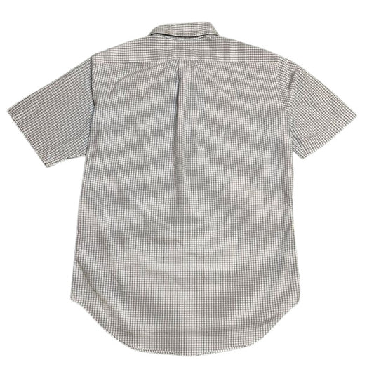 Classic Fit Check Button Down Shirt Short Sleeve Shirt