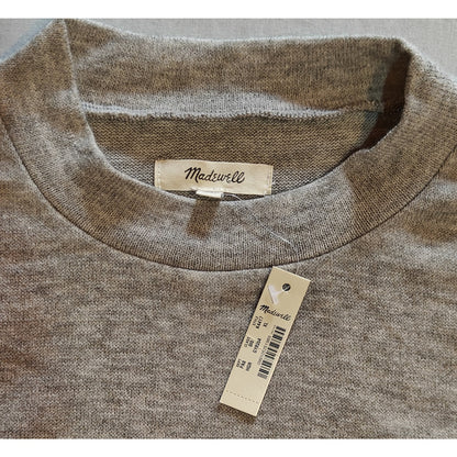 Heather Gray Puff Sleeve Long Sleeve Sweater
