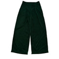 Green Velvet Wide Leg Pants