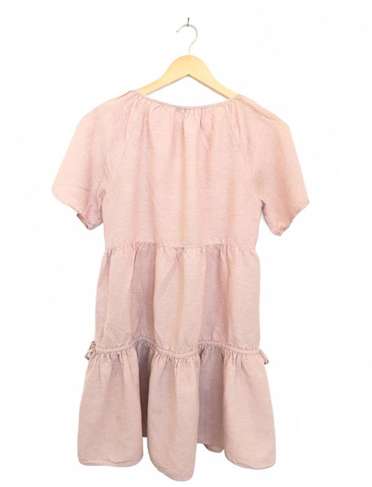 Light Pink Linen Lorelei Mini Dress