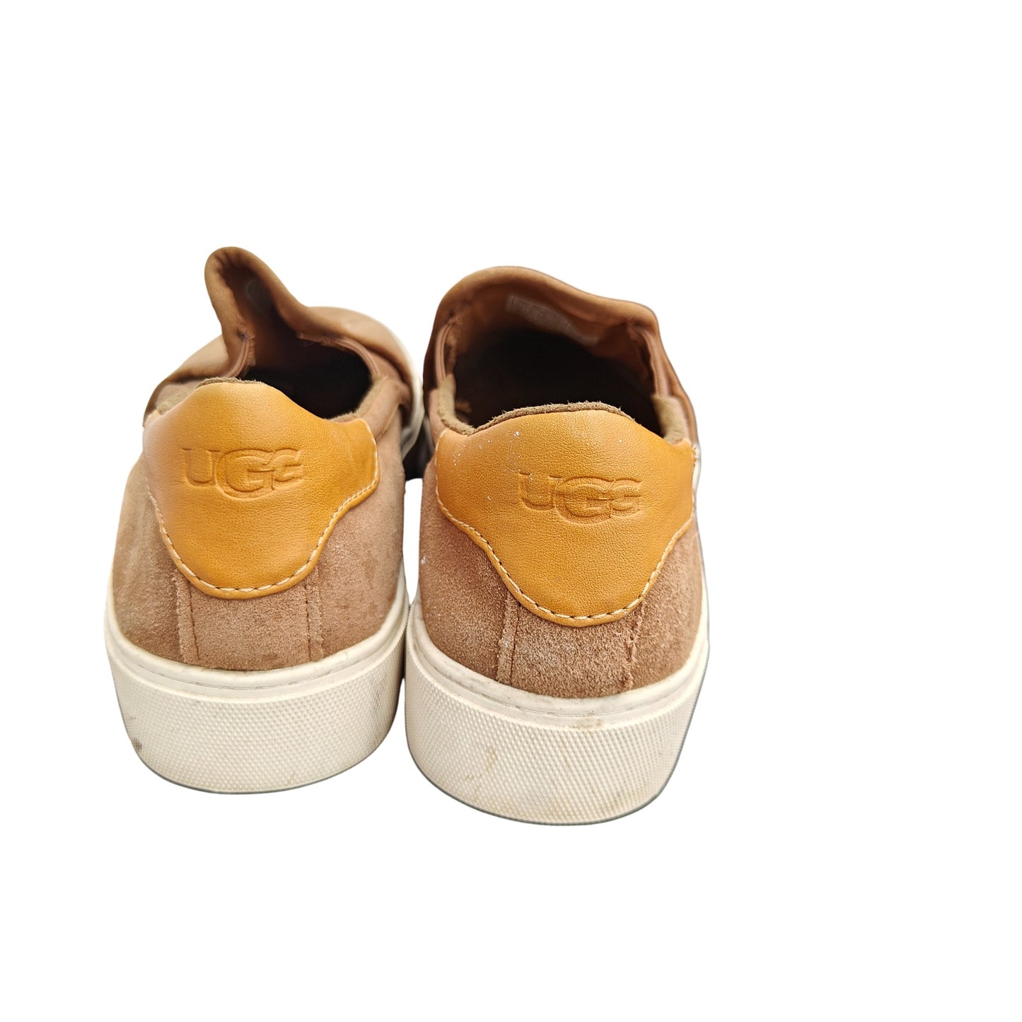 Brown Suede Slip On Sneakers