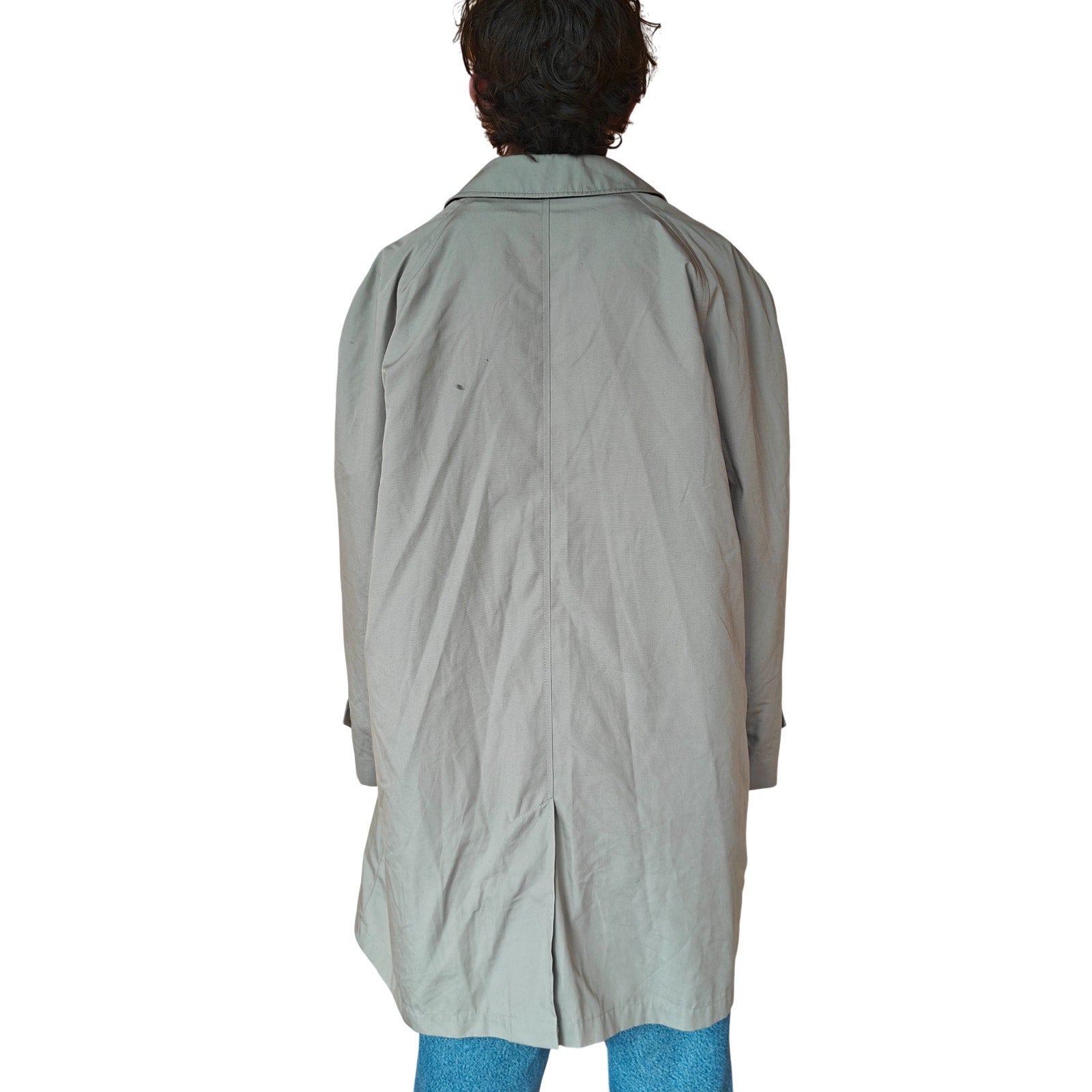 Beige Classic Men's Trench Coat