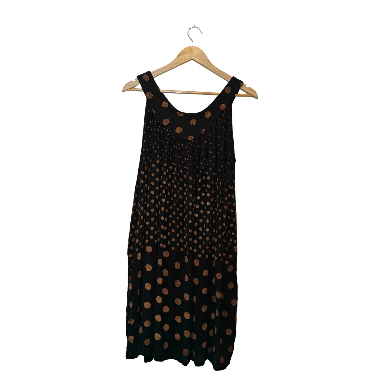 Black and Gold Polka Dot Dress