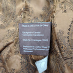 Danier Distressed Brown Leather Military Jacket
