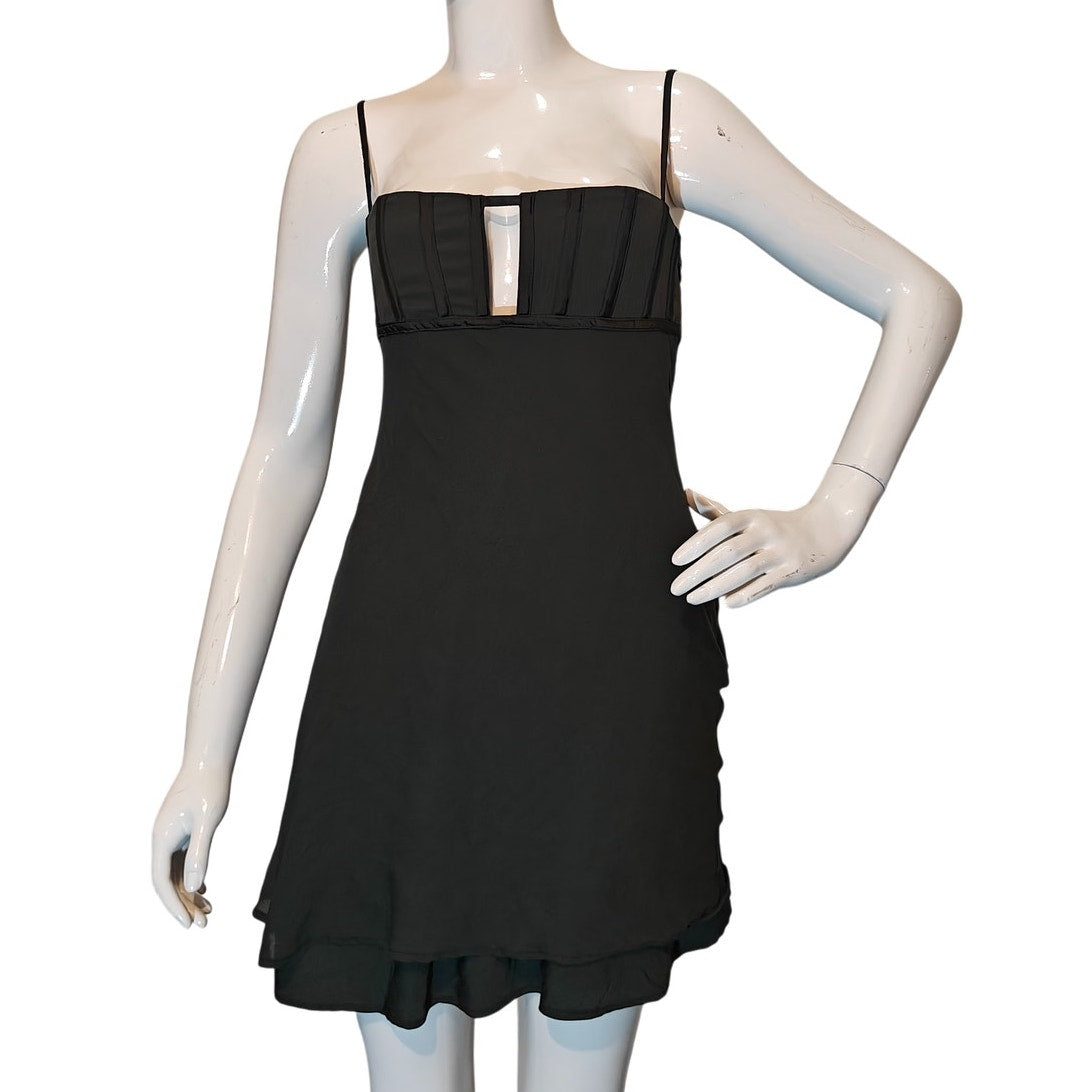 Dark Green Corset Mini Dress