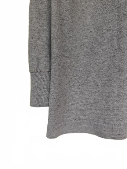 Heather Gray Long-Sleeve Logo Tee