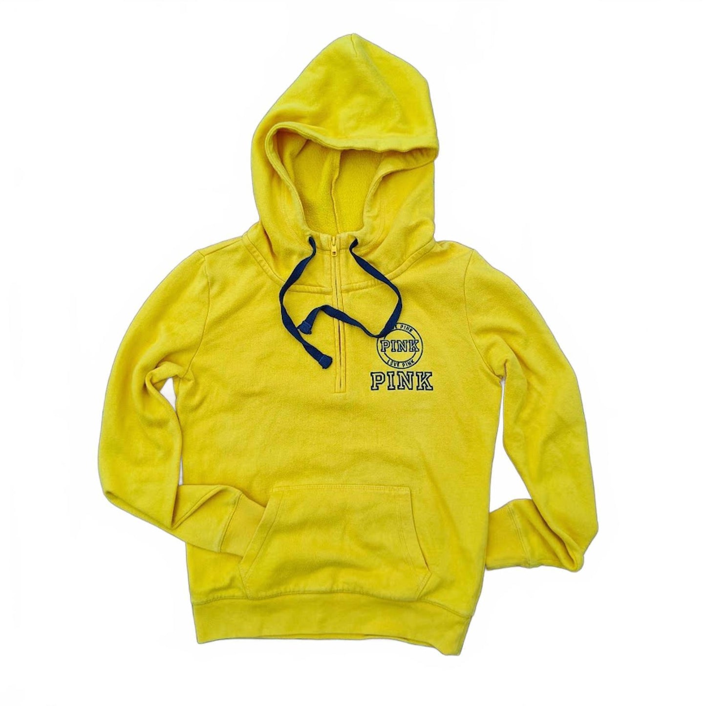 Yellow Half Zip Hoodie