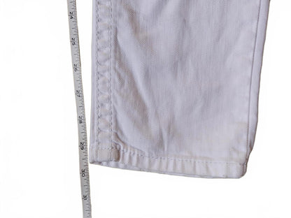Suki Skinny Jeans in White Size 28x31